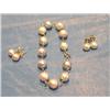 Image 1 : LOT, BRACELET & (2) SETS OF EARRINGS