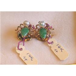 PAIR OF BUTTONS (BUG SHAPED)