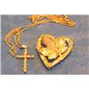 Image 1 : BLACK HILLS GOLD PIN W/ NECKLACE & CROSS