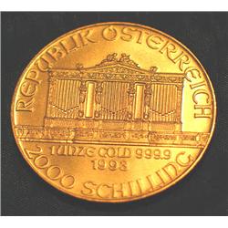 1 OZ. GOLD SCHILLING