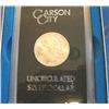 Image 1 : 1880 CARSON CITY UNCIRCULATED SILVER DOLLAR