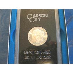 1881 CARSON CITY UNCIRCULATED SILVER DOLLAR