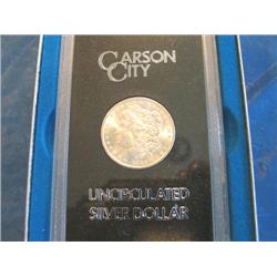 1882 CARSON CITY UNCIRCULATED SILVER DOLLAR
