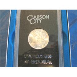 1883 CARSON CITY UNCIRCULATED SILVER DOLLAR