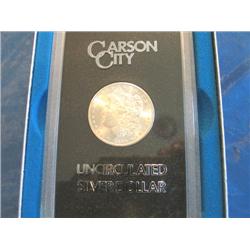 1884 CARSON CITY UNCIRCULATED SILVER DOLLAR