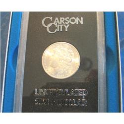 1884 CARSON CITY UNCIRCULATED SILVER DOLLAR