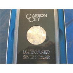 1884 CARSON CITY UNCIRCULATED SILVER DOLLAR