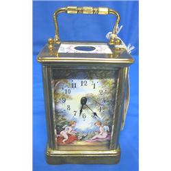 DRESSER CLOCK (HAND PAINTED)