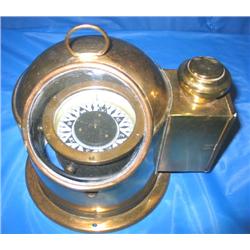 DIRIGO COMPASS IN BRASS ENCLOSURE