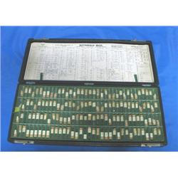 BUTTERFIELD BROS B52 WATCH PARTS ORGANIZER (P