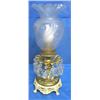 Image 1 : 17" "LANTERN" STYLE ETCHED GLASS TABLE LAMP