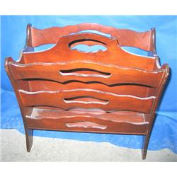 WOOD MAGAZINE RACK