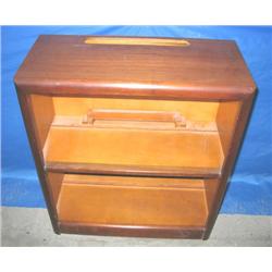 28-1/2"HX25'W WOOD SHELF UNIT *WE WILL NOT SH