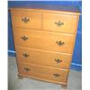Image 1 : 45"H 4-DRAWER WOOD DRESSER *WE WILL NOT SHIP