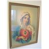 Image 1 : 16-1/2"X19-1/2" VIRGIN MARY FRAMED PRINT