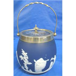 TUNSTALL 5-1/2" "ANCIENT GARDEN SCENE" POT W/