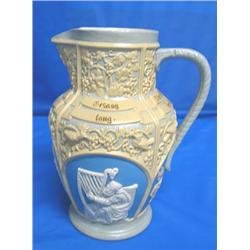 VILLEROY & BOCH METTLACH 10"H PITCHER