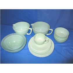 LOT, JADEITE KITCHEN WARE, (2) BATTER BOWLS,