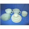 Image 1 : LOT, JADEITE KITCHEN WARE, (2) BATTER BOWLS,
