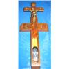 Image 1 : "SICK CALL SET" WOOD CRUCIFIX
