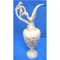 ARNEL'S 14-1/2" HAND PAINTED PITCHER