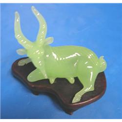 JADE ANIMAL FIGURE W/STAND