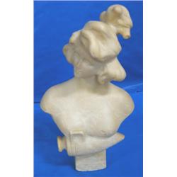 13"H STONE BUST