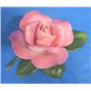 Image 1 : HELEN BOEHM ROSE SIGNED, ROSE PORCELAIN
