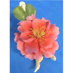 BOEHM "NANCY REAGAN CAMELLIA" SIGNED PORCELAI