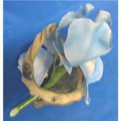 BOEHM "POINT BREEZE IRIS" PORCELAIN (BROKEN P