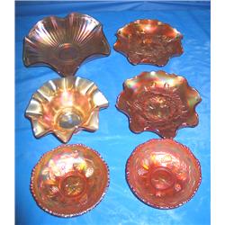 LOT, CANDY DISHES (6)