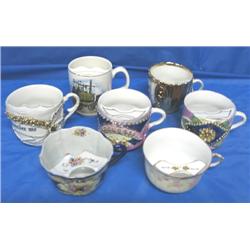 LOT, TEACUP COLLECTION W/O SAUCERS (7)