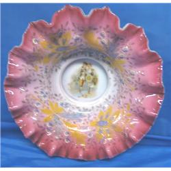 HAND PAINTED DISH (11-1/2")