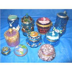 LOT, ASSORTED JARS W/LIDS (10 PC)