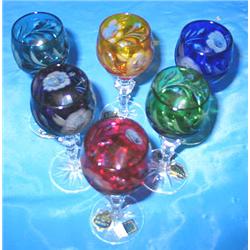 LOT, BEYER 24% LEAD CRYSTAL STEMWARE (6 PC)