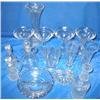 Image 1 : LOT, ASSORTED STEMWARE, VASES, DISHES, CRUETS