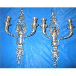 PAIR OF ITALIAN SCONCE CANDLE HOLDERS
