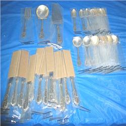 WALLACE LOT, SILVERWARE TO INCLUDE: (12) SOUP
