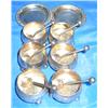 Image 1 : LOT, STERLING SUGAR CUPS (6), (2) TRAYS-SMALL