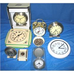 LOT, ASSORTED CLOCKS (9)