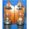 Image 1 : SET OF (2) WALL MOUNTED LANTERNS
