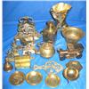 Image 1 : LOT, ASSORTED DECOR PIECES, MOSTLY BRASS (22