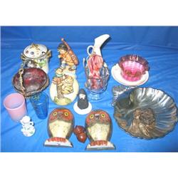 LOT, ASSORTED DECOR PIECES (18 PC)