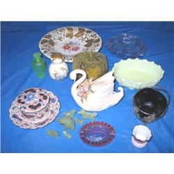 LOT, ASSORTED DECOR PIECES (18 PC)