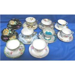 LOT, CUP & SAUCER COLLECTION (10 EA)