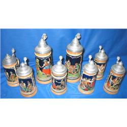 LOT, GERMAN STEIN COLLECTION (8 PC) S/N'S: 20