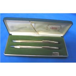 LOT, 10 KARAT CROSS PINS (2)