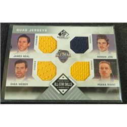 16-17 SP Game Used All Star Skills Quad Fabrics
