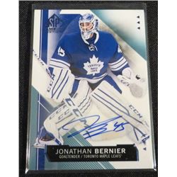15-16 SP Game Used Auto Blue Jonathan Bernier