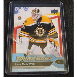 2016-17 Upper Deck #496 Zane Mcintyre YG RC